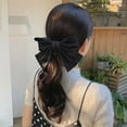 thumbnail image 5 of TYTSPEASY Big Bowknot Hair Clip Girls Hair Bows For Women Bow Barrettes Clips For Women Girls Hair Accessories Red Black Hair Bow Clips Barrette Hair Clips Flat Flat Clips For Hair Small Barrettes For, 5 of 7