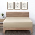 thumbnail image 2 of Mainstays Super Soft Microfiber 2-Pack Fitted Sheet, Queen, Arctic White/ Papyrus Beige, 2 Piece, 2 of 8