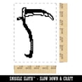 thumbnail image 2 of Pixel Scythe Weapon RPG Video Games Rectangle Rubber Stamp Stamping Scrapbooking Crafting - Small 1.7in, 2 of 7