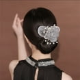 thumbnail image 5 of Zioy Hair Bun Maker, Hand Embroidered Flowers Deft Bun, Bun Hair Twister, 5 of 6