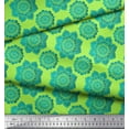 thumbnail image 2 of Soimoi Cotton Duck Fabric Floral Mandala Print Fabric by the Yard 56 Inch Wide, 2 of 3