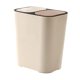 thumbnail image 2 of Cubo de basura de cocina, cubo de basura doméstico, cubo de basura con tapa a presión beige, 2 of 9