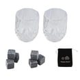 thumbnail image 1 of Juego de 6 piedras para whisky, piedras para enfriar, 2 vasos, caja de madera TFixol  Cubo de granito, 1 of 7