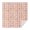 Pink Checkered Cow, variant on White Cow Head Hat Pattern Square Tablecloth,Waterproof Square Table Cover,Wipeable Spillproof Washable Table Cover for Home Kitchen Party Decor 42"X42"(107x107cm)