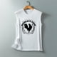 thumbnail image 4 of Moda Casual mujer sin mangas impreso damas cuello redondo Tank Tops chaleco camiseta Fridja gh4486, 4 of 6