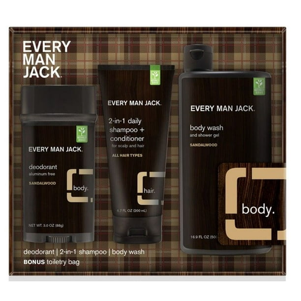 Every Man Jack Body Kit Sandalwood