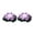 Purple, variant on YAMB 2 Pcs Solar Floating Lotus Pool Light, 7" Artificial Waterproof Flower Lamp with Color Changing, Lifelike Fake Water Lily LED Lantern for Garden Pool Pond Fountain Party Decoration