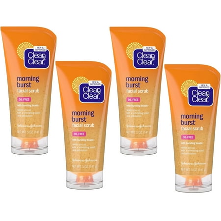 4 Pack - Clean & Clear Morning Burst Facial Cleanser, 5 Fl Oz Each