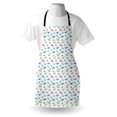thumbnail image 3 of Airplane Apron Travel Around the World Theme with Colorful Retro Biplanes Air Route Dashed Lines, Unisex Kitchen Bib Apron with Adjustable Neck for Cooking Baking Gardening, Multicolor, by Ambesonne, 3 of 3