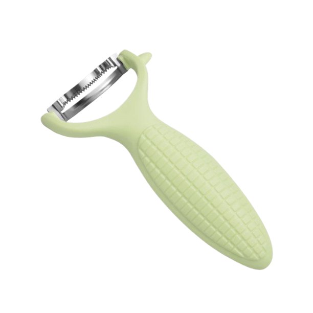 Yuarrent Separador eficiente de granos de maíz, sin habilidades, dientes de hoja, herramientas de cocina para el hogar, trilladora de maíz Cocina y Comedor Amarillo