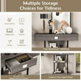 thumbnail image 5 of Spaco Console Table with Drawer and 2-Tier Shelves for Entryway Living Room-Gray, Entryway Table Hallway Table, Storage-Friendly Hallway Table for Foyer & Entry Spaces, 5 of 7