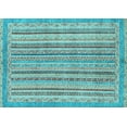 thumbnail image 1 of Ahgly Company Indoor Rectangle Oriental Light Blue Modern Area Rugs, 7' x 10', 1 of 4