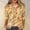 #_001Yellow, variant on Easter Shirt Women 3/4 Length Sleeve Crew Neck Shirts Dressy Bunny Rabbit Eggs Graphic Tops Vacation Loose Fit Cozy Tee Tops Blue XL