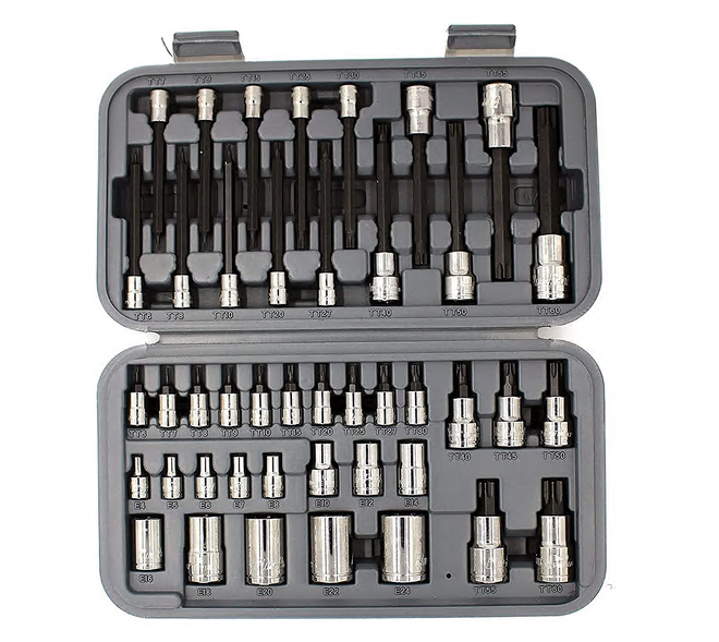 Blue Point BLPTSSC43 43 pc 1/4“+3/8”+1/2“Dr.Tamper Resistant Combination Drive TORX Socket and