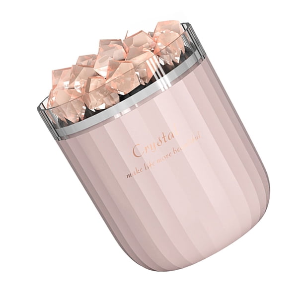 Cateissary Humidificador Luz LED Niebla Humidificador Crystal Salt Sonic Aroma Difusor Night Lamp Humidificadores rosa Cateissary HA005672-02B