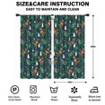 thumbnail image 2 of Blackout Kids Curtains,Green Christmas Dinosaur and Snowman Pattern Childrens Insulated Curtains Set Of 2,Bedroom Essentials,Toddler Room Decor 42"x84", 2 of 5