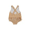 thumbnail image 3 of ITFABS Summer Baby Girl Nylon Printed U-shaped Neck Cross Strap Ruffle Swimwear, 3 of 6
