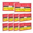 thumbnail image 2 of 30pcs Seat Belt Care Stickers Seat Belt Sticker Seat Belt Sticker Labels For Fasten Your Seat Belts, 2 of 7