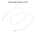 thumbnail image 3 of Unique Bargains 1 Pc Adjustable Waist Cord Elegant Buckle Leather Cord Handmade Cord Belt for Women White, 3 of 5
