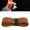 Brown, variant on BOKYAN Tennis Racket Grip Tape Leather Badminton Overgrip Replacement Non-Slip Sweat Absorbent Handle Wrap for Outdoor Playground Gym, 9.00 inches / 22.86 cm, Black