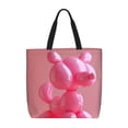thumbnail image 1 of Balery Pink Balloon Puppy Art Bolsa de Mano para Mujeres con Cremallera, Bolsa de Gimnasio con Compartimentos, Bolsa para Laptop, Bolsa para Trabajo, 1 of 7
