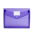 thumbnail image 1 of MesaSe Lightweight Plastic Envelopes  Clear Document Folders US Letter A4 Size File Envelopes with Label Pocket & Snap Button for Home Work Office Organization, 1 of 10