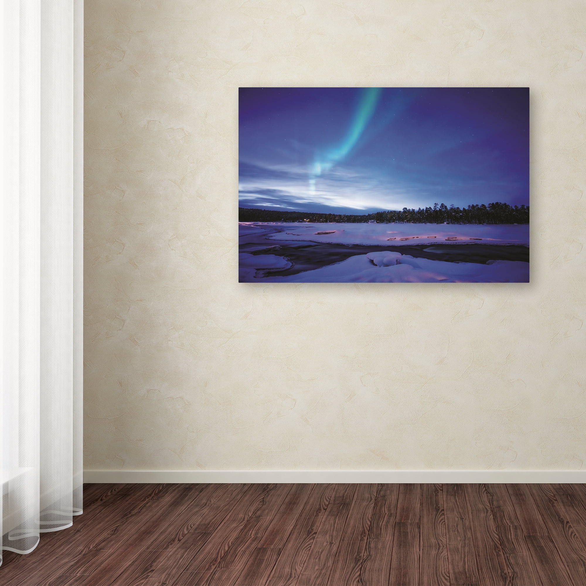 Trademark Fine Art 'An Arctic Evening' Canvas Art by Philippe Sainte-Laudy