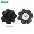 thumbnail image 3 of Broches de flor de rosa extra grande de 2 piezas, alfileres de solapa de 7.87 pulgadas, clip de cabello de gran flor de camelia para mujeres en bodas/baile/ropa/accesorios/fiesta., 3 of 7