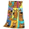 thumbnail image 7 of Lsque Scooby-Doo Pattern Fuzzy Fleece Throw Blanket Extra Large,Super Soft,Fluffy and Warm Blankets for Couch,Bed,All Season Use (40"x30"), 7 of 7