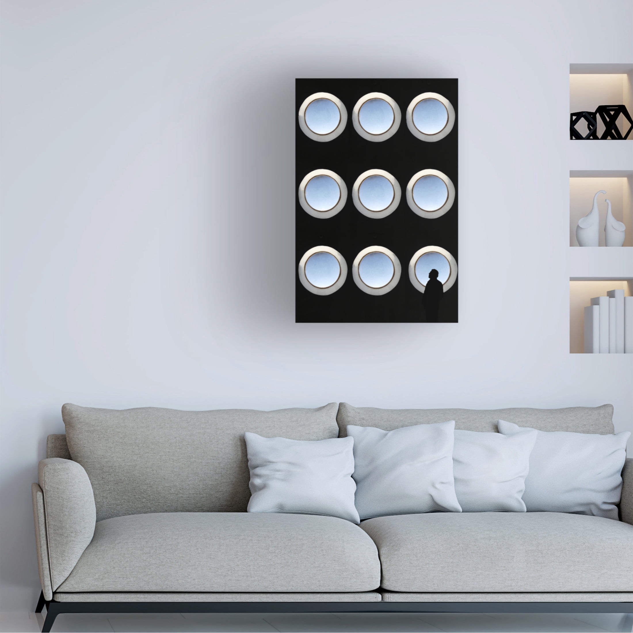 Trademark Fine Art Marcus Cederberg  Lost in space Canvas Wall Art