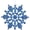 Blue, variant on 24pcs 4inch Blue Plastic Snowflake Ornaments Tiny Sparkling Iridescent Glitter Snowflake Ornaments on String Hanger for Decorating,Chirstmass Tree,Crafting and Embellishing