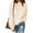 Beige, variant on DJskiyers Womens Casual Oversized Loose Solid Round Neck Sweater Long Sleeved Tops