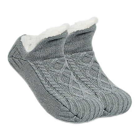 

Tiyuyo 1pair Winter Warm Kids Sock Floor Stockings Sleeping Socks (35-39 Gray)