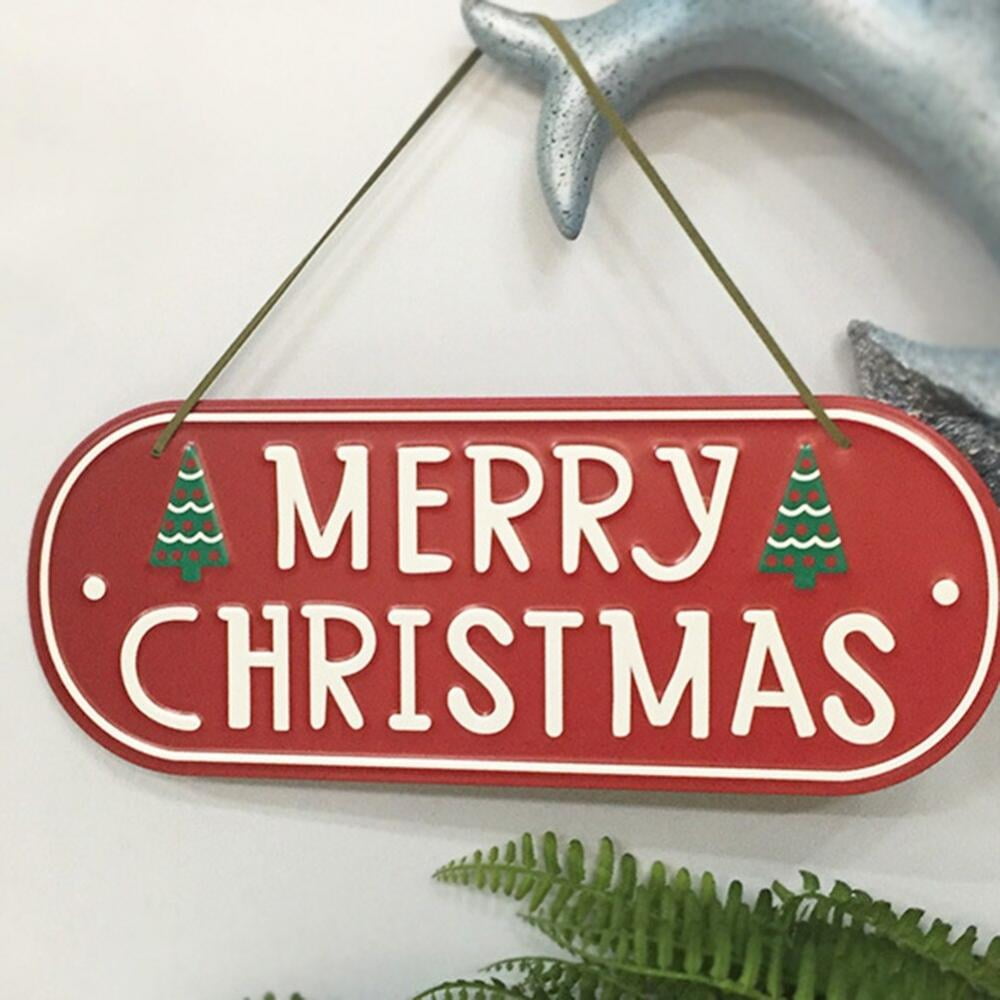 hardlegix Home Decor Christmas Ornament Creative House Number Wrought Iron  Christmas Welcome Card Supplies Accessories Dropship