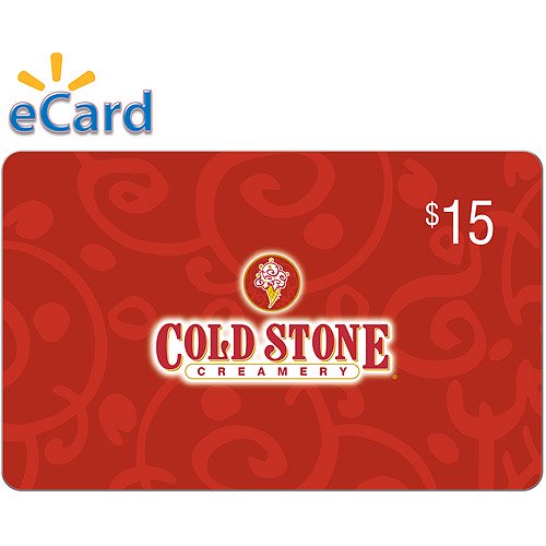 Cold Stone Creamery 15 Gift Card (email delivery)