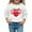 1-White358, variant on Byoo Toddler Girls Sweatshirt Valentine Day Strawberry Knot Printing Crew Neck Pullovers Shirt for Children Loose Fit Active Top