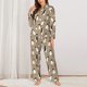 thumbnail image 2 of Balery Lovely Penguin Conjunto de Pijama con Estampado para Mujer, Conjunto de Dos Piezas con Manga Larga, Ropa de Dormir Suave con Bolsillos, Pijamas Cómodos-XX-Large, 2 of 7