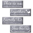 thumbnail image 1 of Letreros decorativos de pared Joyhawk THIS IS US TOGETHER BLESS THIS HOME, 1 of 9