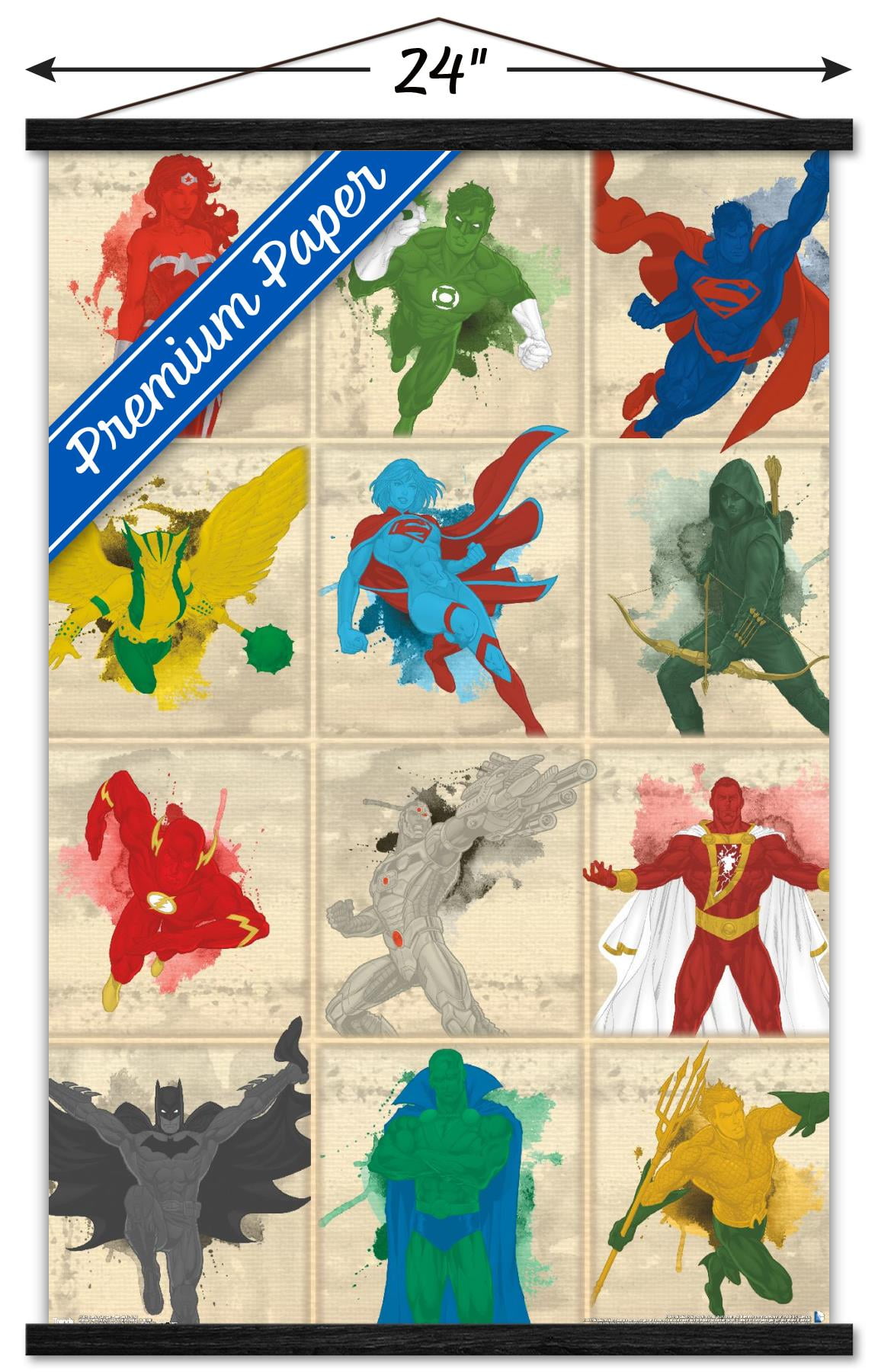 DC Comics - Jtice League - Simplistic Grid