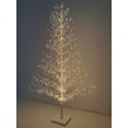 thumbnail image 3 of 5.8Ft White Pre-Lit Birch Tree with 1099 LED Lights Christmas Holiday Decor Indoor Use Only, 3 of 5
