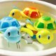 thumbnail image 4 of Juguetes de baño, tortugas de baño, 3 piezas, azul, verde y amarillo Rojo Verde, 4 of 5