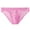 Pink, variant on Yievot Mens Briefs Underwear Trendy Low Rise Bikini Briefs Breathable Cool Satin Underwear