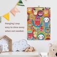 thumbnail image 7 of 12.5"x9" Cute Owls Clipboards, Standard A4 Letter Size Nursing Clipboard with Low Profile Metal Clip Decorative Clip Board for Office Supplies,Gold, 7 of 7