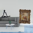 thumbnail image 2 of 1 pieza Figura de escritorio de pensador Escultura abstracta Marco de fotos Marco de fotos de mesa vintage Material de resina Adecuado para decoración, 2 of 8