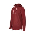 thumbnail image 2 of MV Sport 24401 Miles Slub Hooded Tee-Cinnamon - CIM-M, 2 of 3