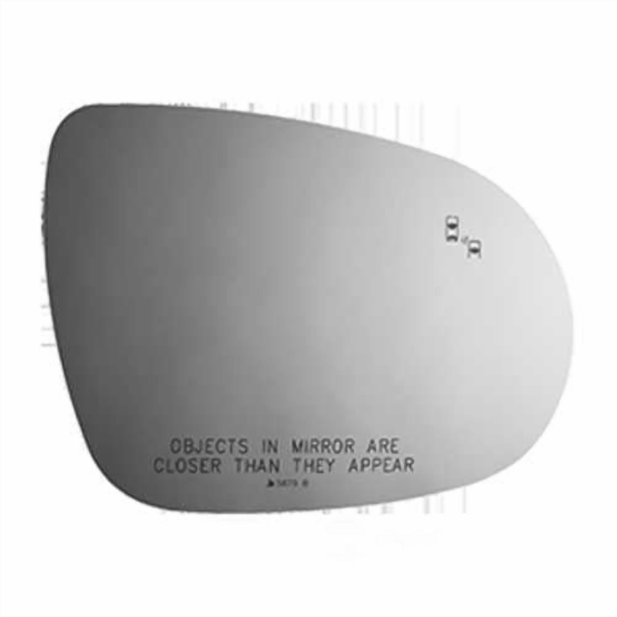 Burco Side View Mirror Replacement Glass - Clear Glass - 5679B