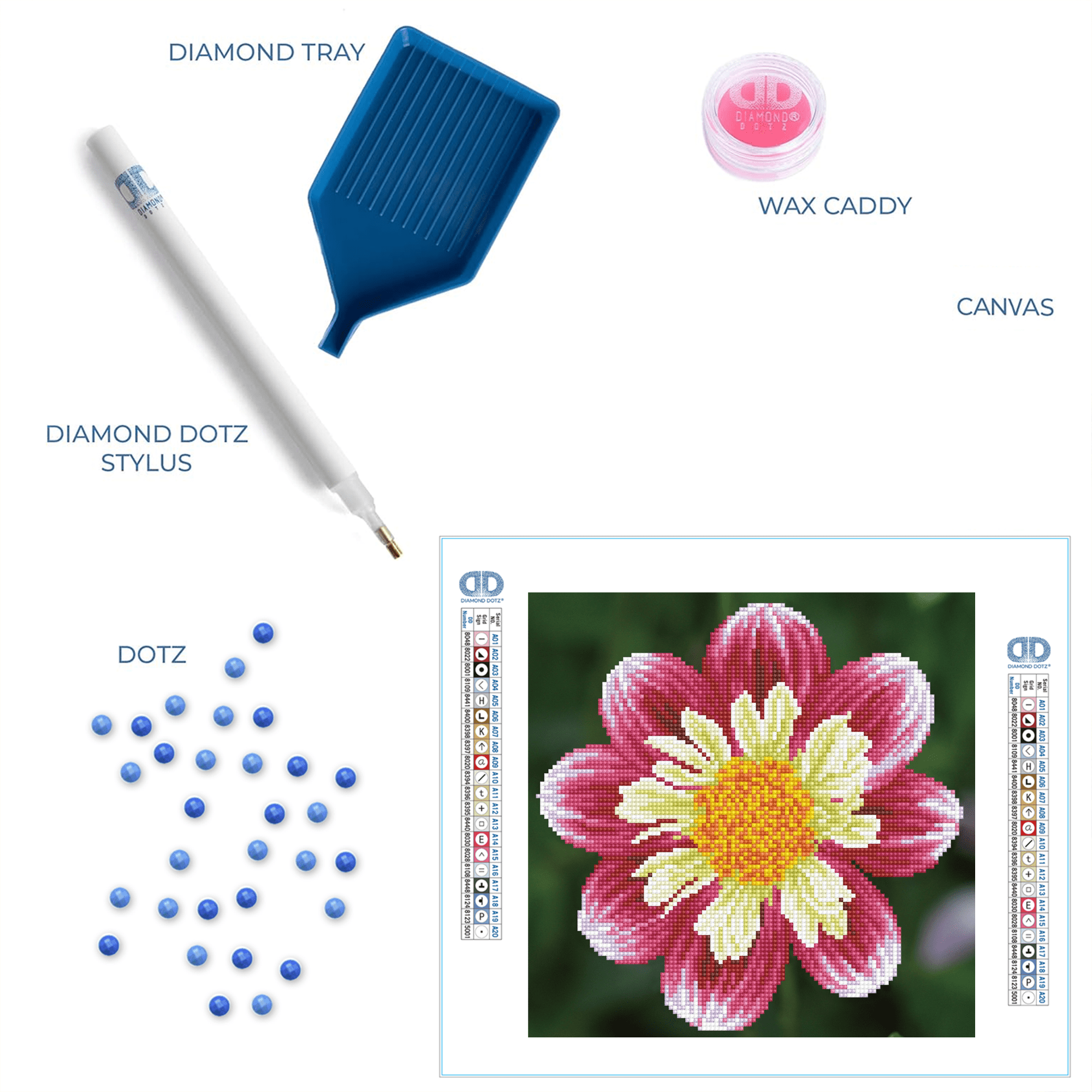 *Daisy*様 Diamond Dotz Daisy-A-Day Flower Diamond Painting Kits for