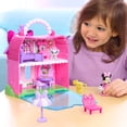 thumbnail image 5 of Disney Jr. Minnie Mouse Mini Mansion Playset Dollhouse, Portable Foldable House with Figures, 12 Pieces, Kids Ages 3 Years and Up, 5 of 8