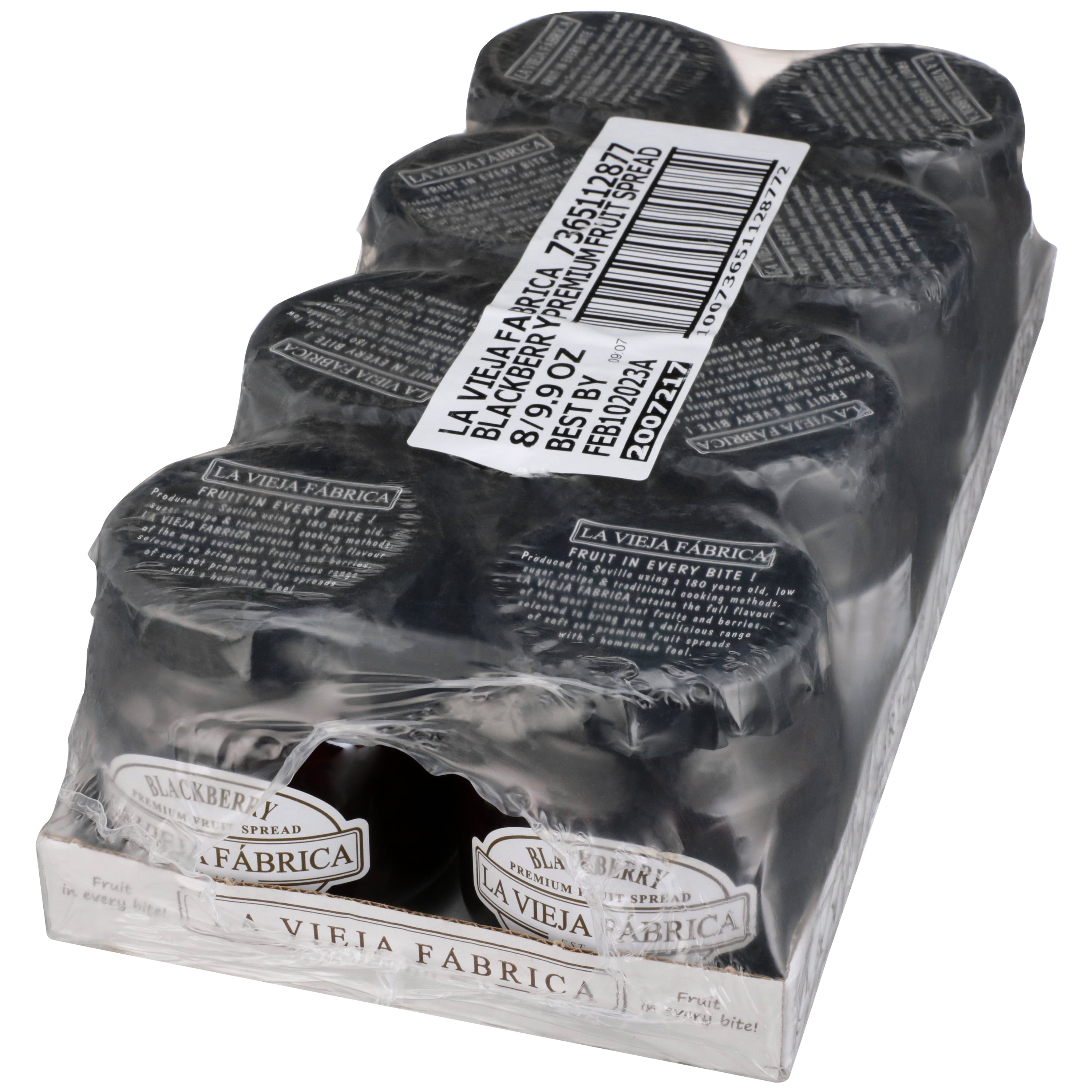 La Vieja Fabrica Premium Blackberry Fruit Spread 8 pk case (9.9 oz each)