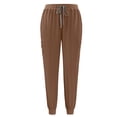 thumbnail image 3 of Scrub Pants For Women Solid Color Cargo Jogger Bottoms with 4 Pockets Lightweight, Ultra Soft Stretch Fabric, 3 of 4